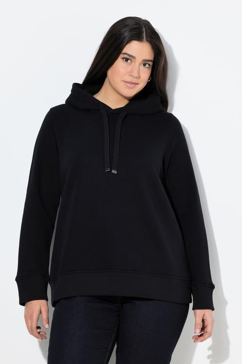 Image du produit Ulla Popken Sweat à capuche et manches longues, bords-côtes (60)