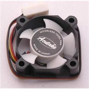 Acutake ACU-FAN30 (ventilatore ad ala bianca De Luxe), Ventola PC, Bianco, Nero