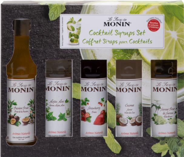 Image du produit Monin Kit sirop pour cocktail (5 x 5 cl)