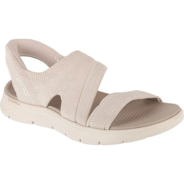Skechers, Donne, Sneaker, Slip-ins Go Walk Flex Zandal-Enticing - Dames Sandalen - Naturel, Grigio, (40)