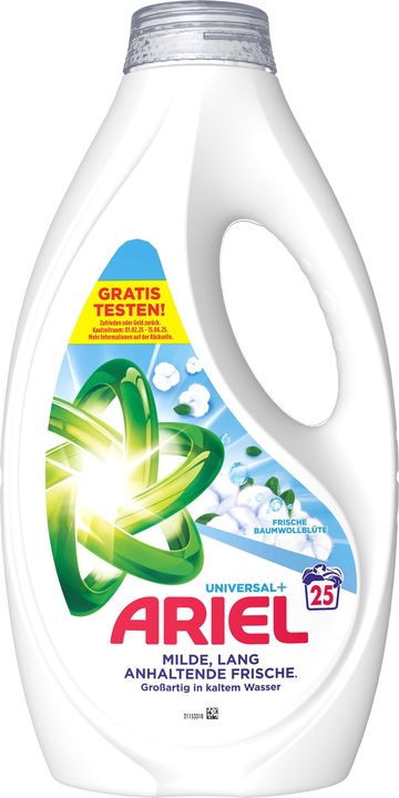 Productafbeelding Ariel Frische Baumwollblüte (25 Wascycli, Vloeistof)