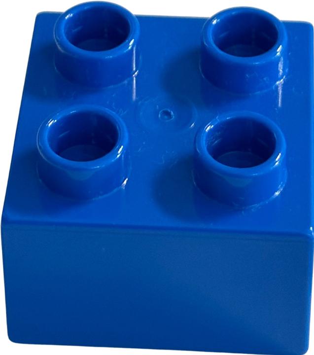Actual product image LEGO DUPLO® 2x2 bricks Blue building blocks Basic bricks - 3437 NEW! Quantity 50x (3437)