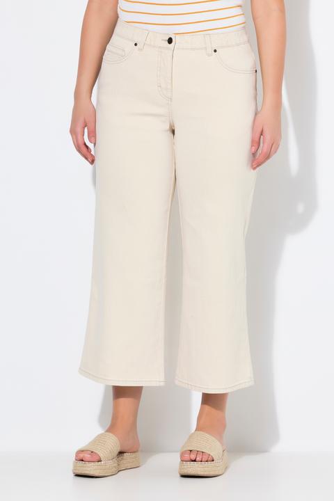 Produktbild Ulla Popken Jeans-Culotte, weites Bein, ungefärbt (54)