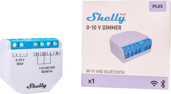 Label énergétique Shelly Plus Variateur 0-10V (Actionneur de commutation)