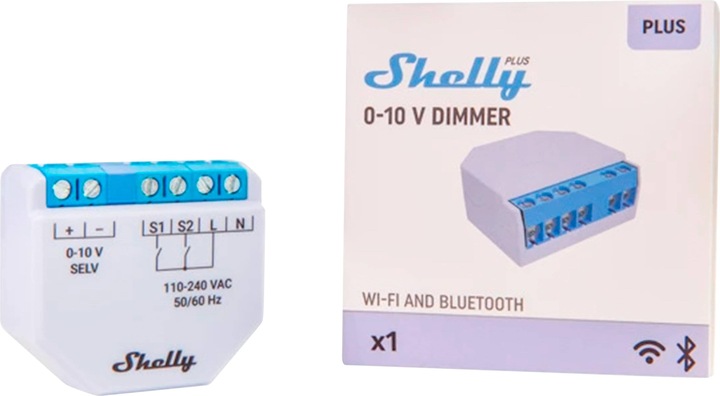 Label énergétique Shelly Plus Variateur 0-10V (Actionneur de commutation)