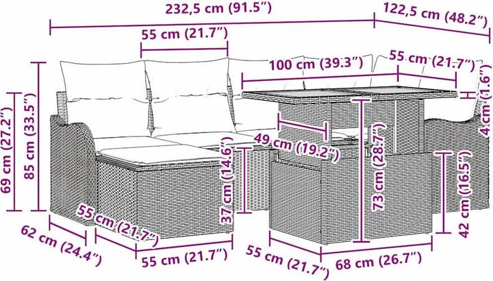 Produktbild vidaXL Kaylee