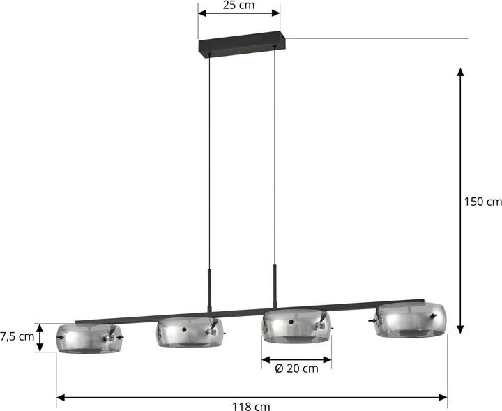 Actual product image Lucande Martis (5480 lm)