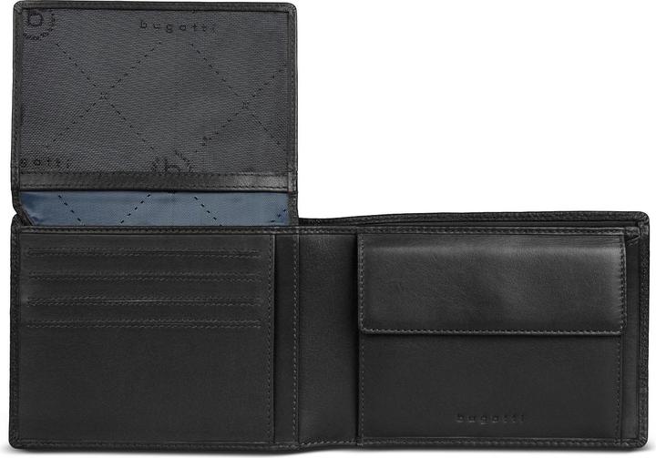 Actual product image Bugatti Due Geldbörse RFID Schutz Leder 12.5 cm
