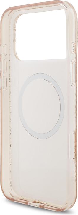 Produktbild Guess Case Magsafe IML Case Flowers Electroplated Allover With Beads Strap For iPhone 17 Pro Max Pin (Apple iPhone 17 Pro Max)