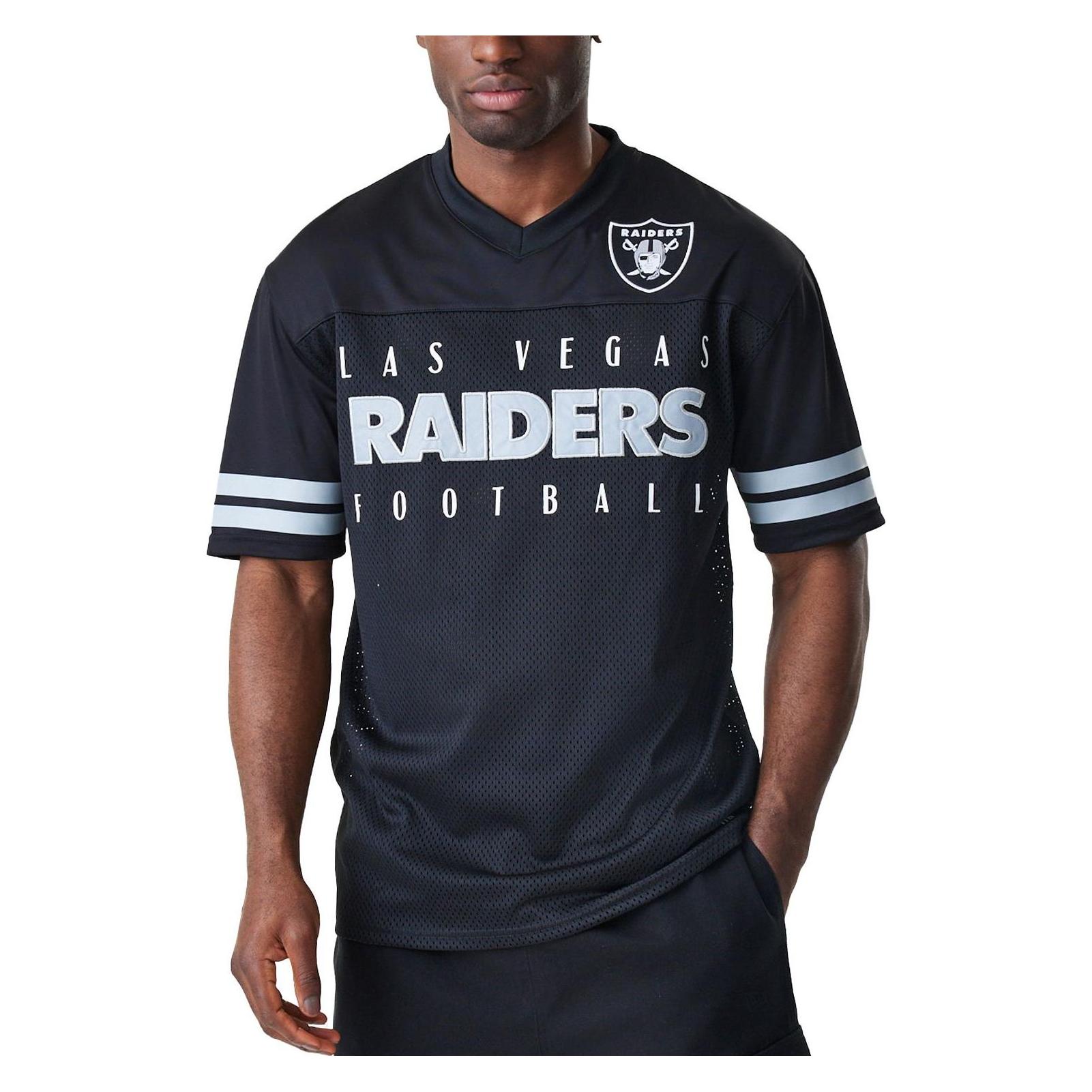 New Era, Herren, Shirts, Nfl Jersey Mesh Trikot - Las Vegas Raiders - S, Schwarz, (S)