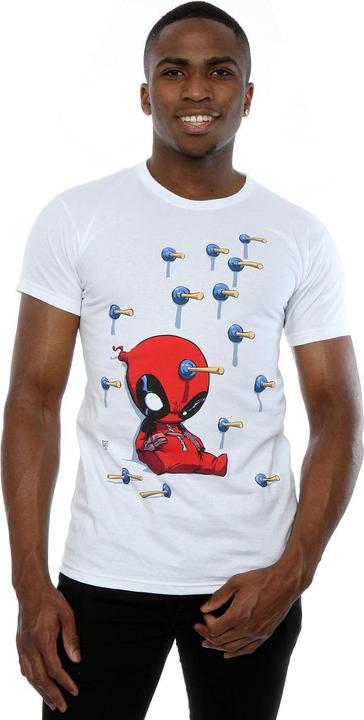 Produktbild Deadpool Cartoon Knockout TShirt (XXL)