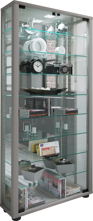Immagine prodotto VCM Espositore da collezione Legno Vetro Lumo Maxi Specchio (59 x 18 x 115 cm)