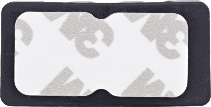 Produktbild InLine 5er Pack ® Kabelclip, 3-fach, selbstklebend, schwarz