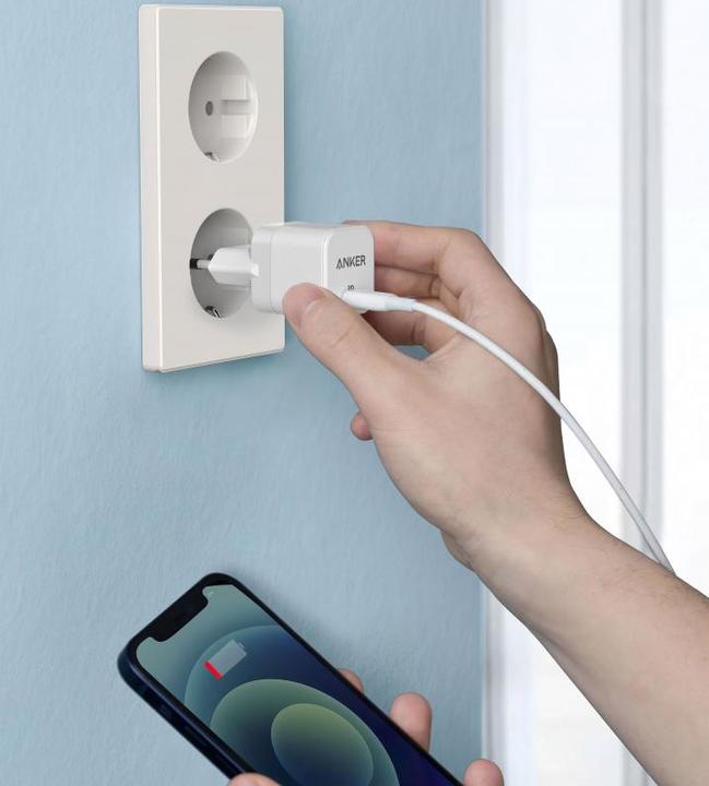 Produktbild Anker MOBILES LADEGERÄT WAND POWERPORT/III 20W A2149G21 (20 W)