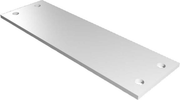 Actual product image Rittal SV 9683.040 Flange plate (W x H) 152mm x 48mm PVC 10pcs.
