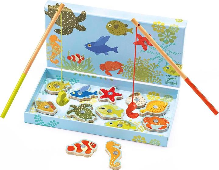 Actual product image Djeco Fishing Tropic Magnet Game (Multilingual)