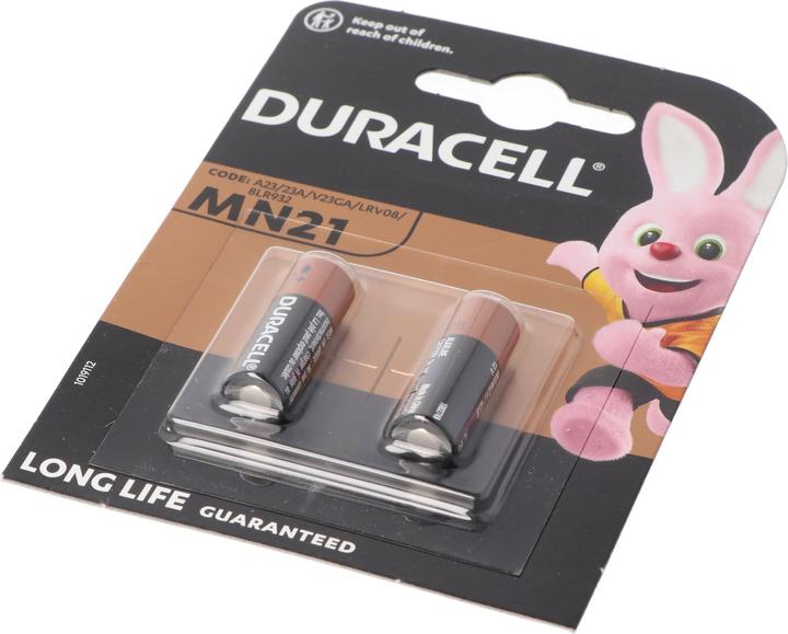 Produktbild Duracell MN21 12V Batterie, Varta V23GA, GP23A, K23A, LRV08, E23A (2 Stk., 50 mAh)