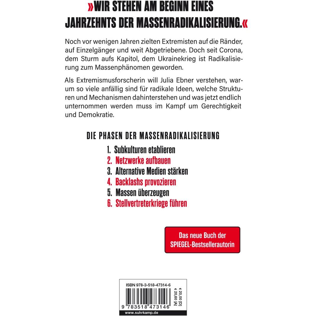Thumbnail - Massenradikalisierung, Fachbücher von Julia Ebner, Kirsten Riesselmann