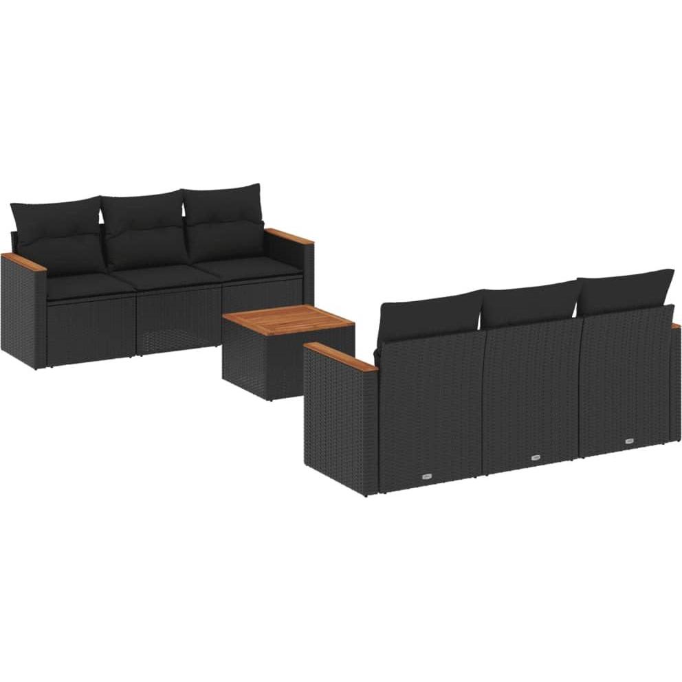 VidaXL, Gartenlounge, 10-tlg. Garten-Lounge-Set mit Kissen