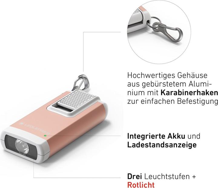 Actual product image Ledlenser K6R Key Pendant (6.20 cm, 400 lm)