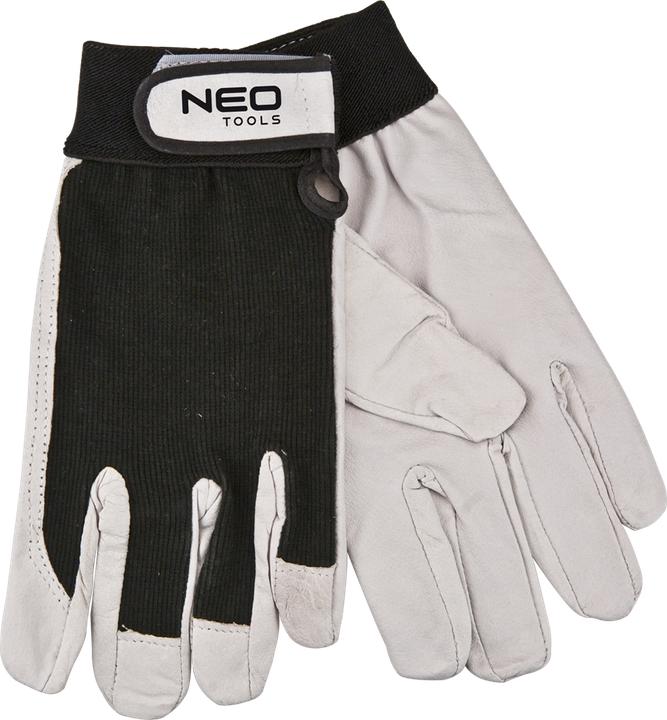 Neo Tools Work gloves, hardened pigskin with Velcro 10 inches (97-603) (10)