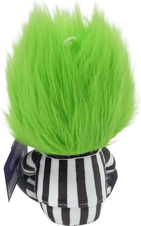 Actual product image Kidrobot Beetlejuice Phunny plush figure Beetlejuice Sitting with Striped Outfit 18 cm (18 cm)