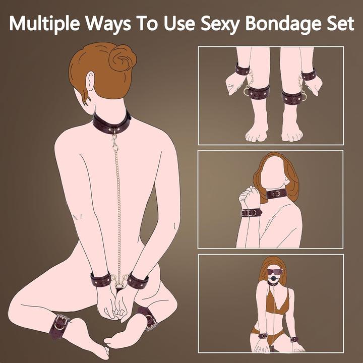 Actual product image No Name BDSM bondage spreader bar set