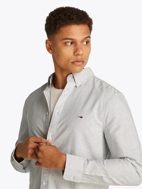 Immagine prodotto Tommy Jeans Camicia Oxford a Righe Sottili (3XL)