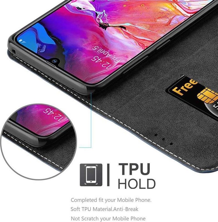 Actual product image Cadorabo Book X Wallet Cover (Samsung Galaxy A70)