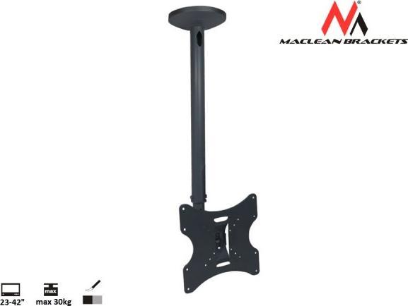 Actual product image Maclean MC-504B (Ceiling, 30 kg, 23" - 42")