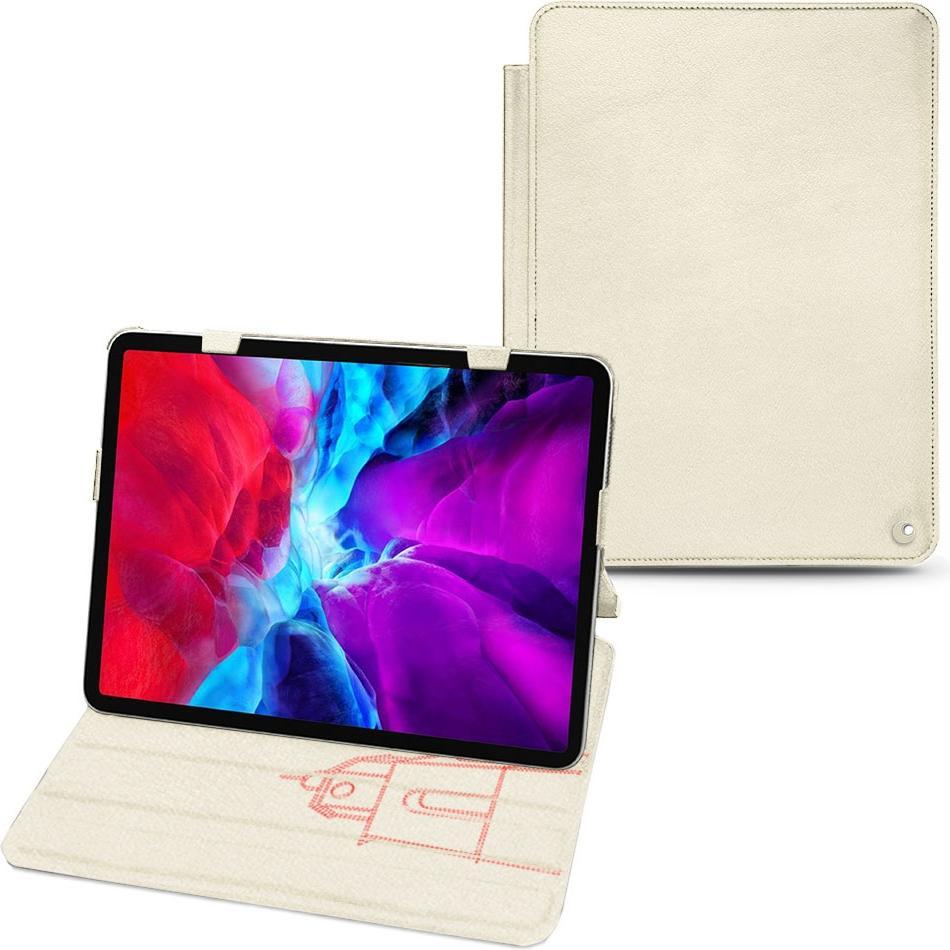 Thumbnail - Noreve Lederschutzhülle horizontal (iPad Pro 11 2020 (2. Gen)), Tablet Hülle, Weiss