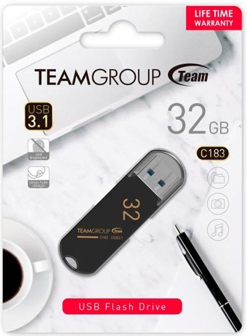 Image du produit Team Group C183 Clé USB USB type A 3.2 Gen 1 (3.1 Gen 1) (32 Go, USB-A)