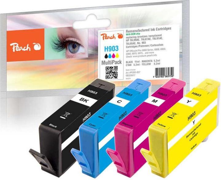 Actual product image Peach No.903 MultiPack REM,OEM,KOM (M, C, Y, FC)