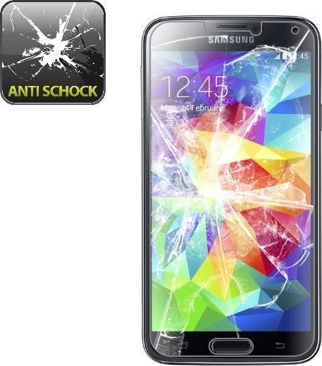 Actual product image Protectorking 3x Panzerfolie Anti-Shock HD Klar (3 Piece, Samsung Galaxy S5 Neo)