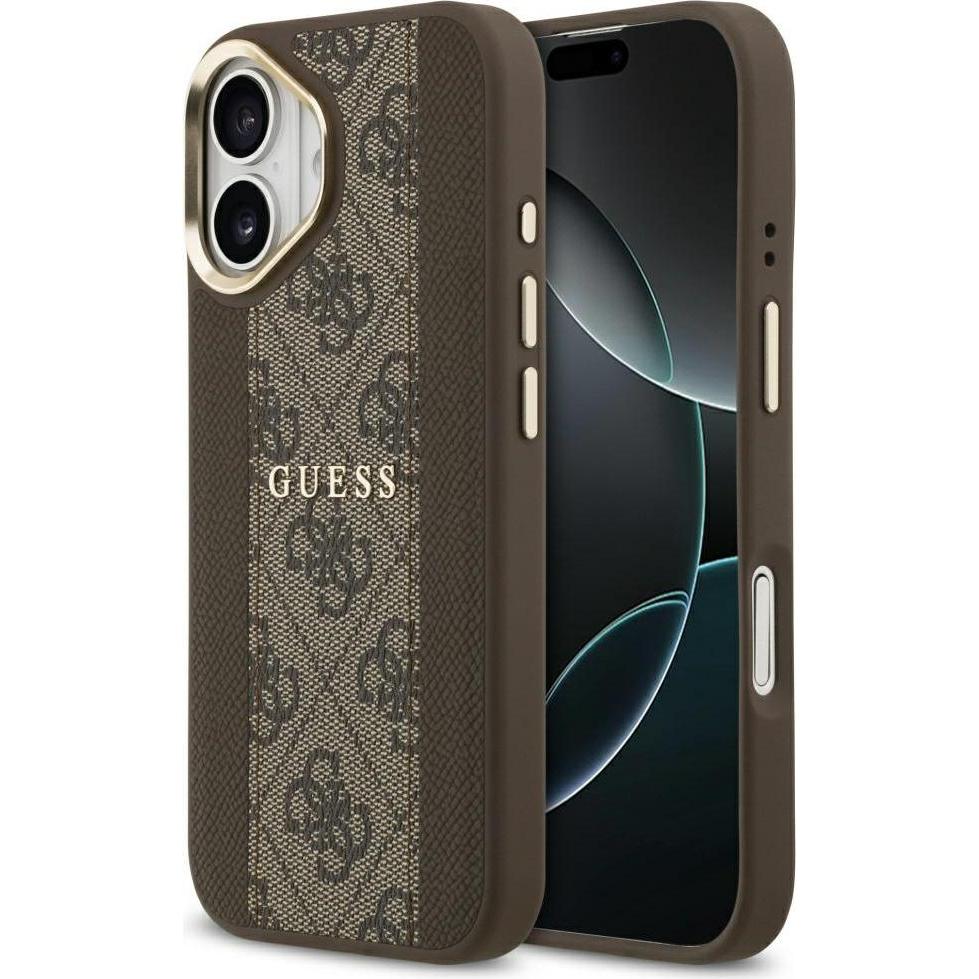 Guess - Hardcase 4G - Iphone 17 - Brown (Apple Iphone 17), Cover Smartphone, Marrone