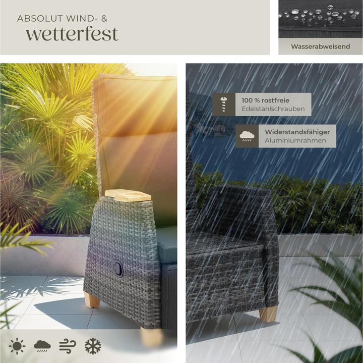 Produktbild tectake Pescara (128 cm)