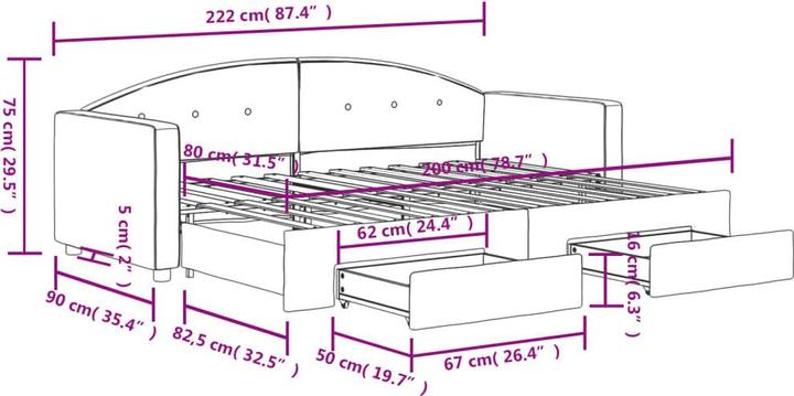 Produktbild vidaXL Becca