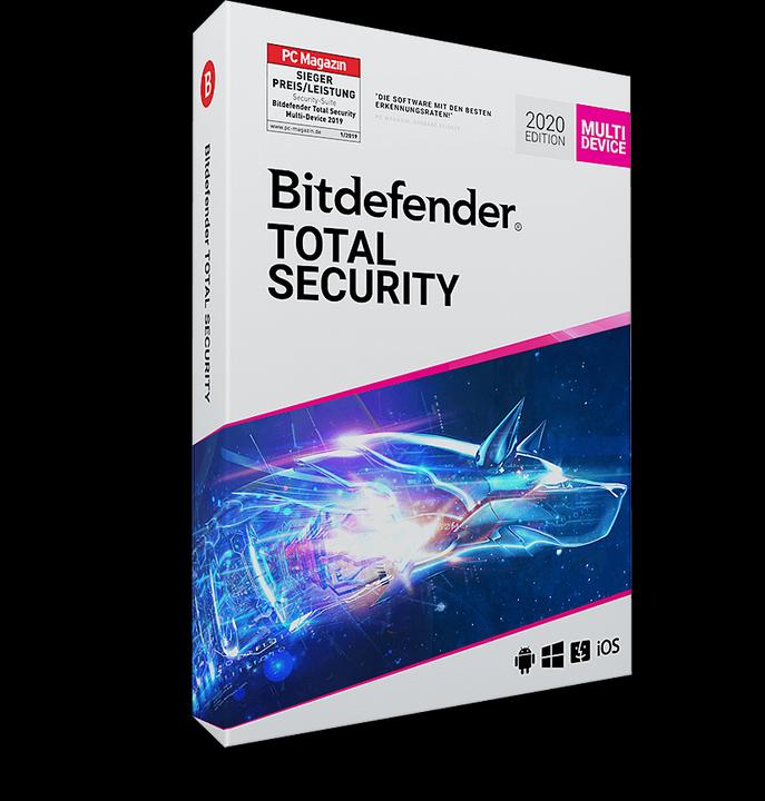 Produktbild Bitdefender Total Security 2020 (5 User, 24 Monate)