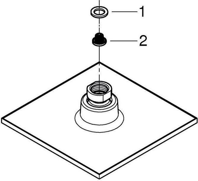 Actual product image Grohe Euphoria Cube 152 (1 Beam type, 9 l/min)