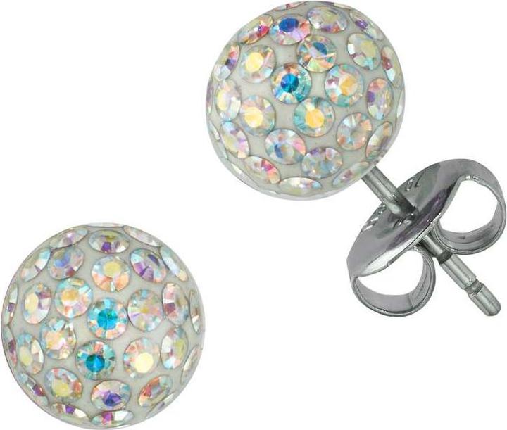 Actual product image Bijouteria Earrings (Stainless steel, PVC, Crystal, Epoxy resin)