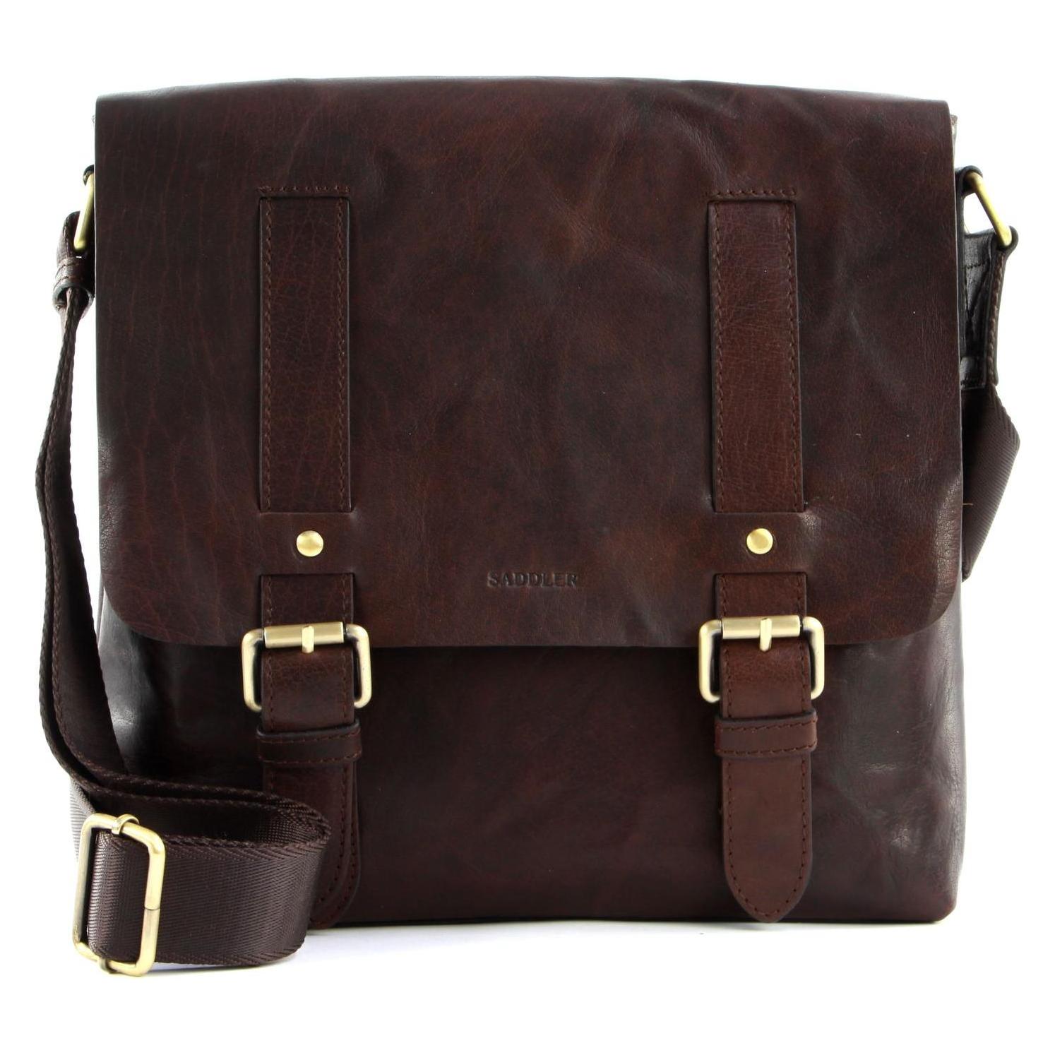 Saddler, Herren, Handtasche, Carter Messenger Bag, Braun