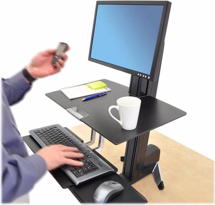 Produktbild Ergotron desk stand, WORKFIT-S, Single LD, adjustable, 24 inch VESA + (24", 8.20 kg)