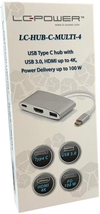 Actual product image LC-Power LC-HUB-C-Multi-4 (USB-C, 3 ports)