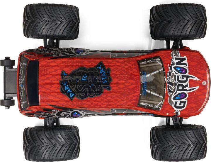 Actual product image Arrma Monster Truck Gorgon Grom Brushed 4x4 RTR 1:16 Rot (RTR Ready-to-Run)