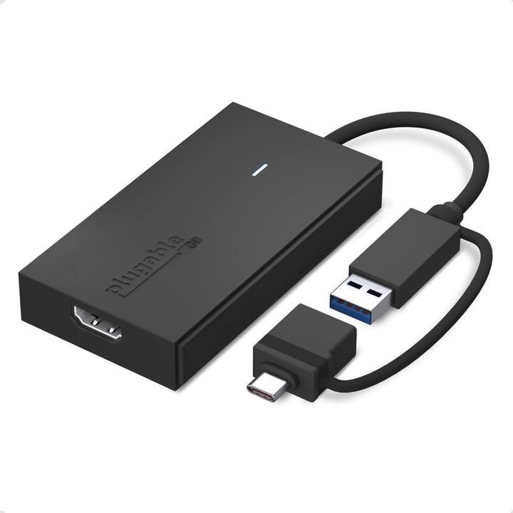 Plugable Adaptateur USBC USB3 HDMI (USB-C, USB-A, 1.50 cm)