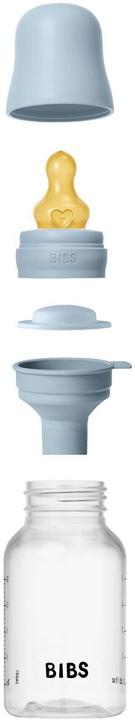 Actual product image Bibs Anti Kolik Flasche Latex 150 ml Slow Flow Baby Blue (150 ml)