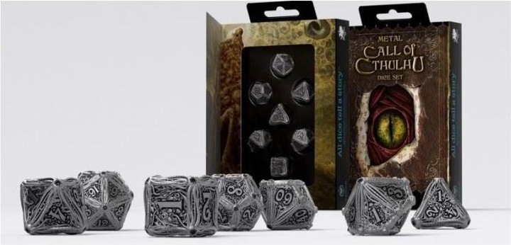 Actual product image Q Workshop SMCT35 - Call of Cthulhu - Dice Set, metal (7)