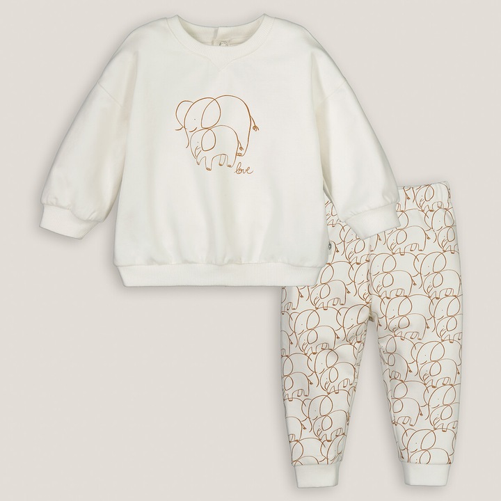 Image du produit La Redoute Collections Ensemble sweat-shirt et jogging (50 C)