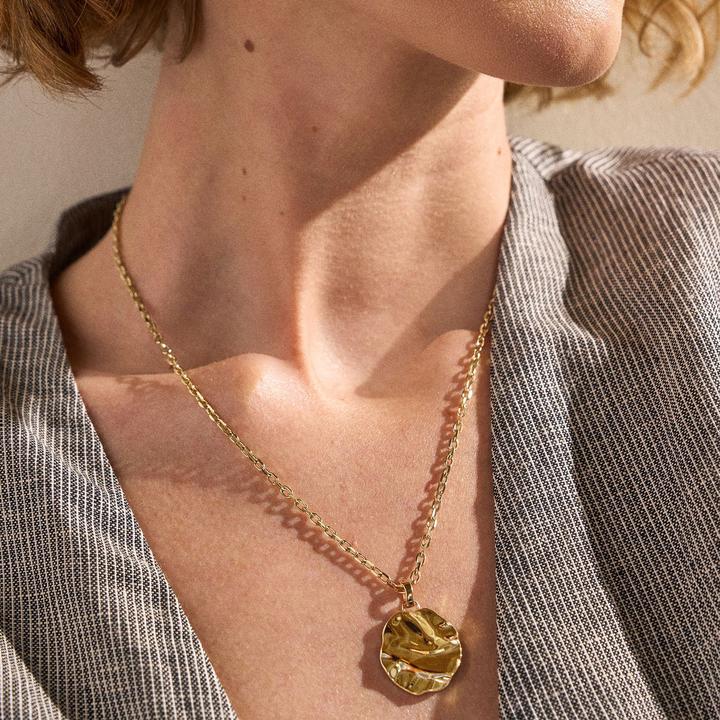 Produktbild Skagen Moderne Stak Halskette (Edelstahl, roségoldfarben beschichtet, 52 cm)