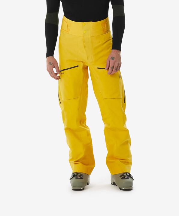 Actual product image Wedze Men's warm and breathable ski trousers - FR500 yellow (XXL)
